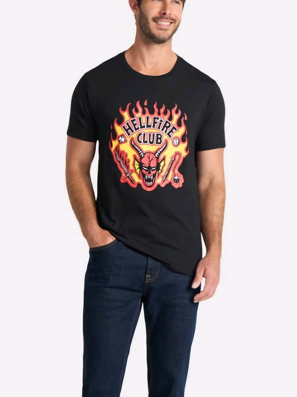 Hellfire Club Graphic Tee - Black